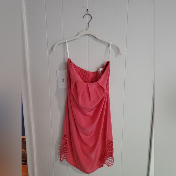 NWOT Zimmermann Strapless Silk Mini Dress - Picture 2 of 9